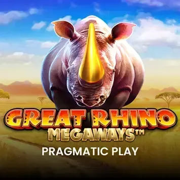 Permainan slot Volatiliti Tinggi Great Rhino Megaways di 21Red Casino